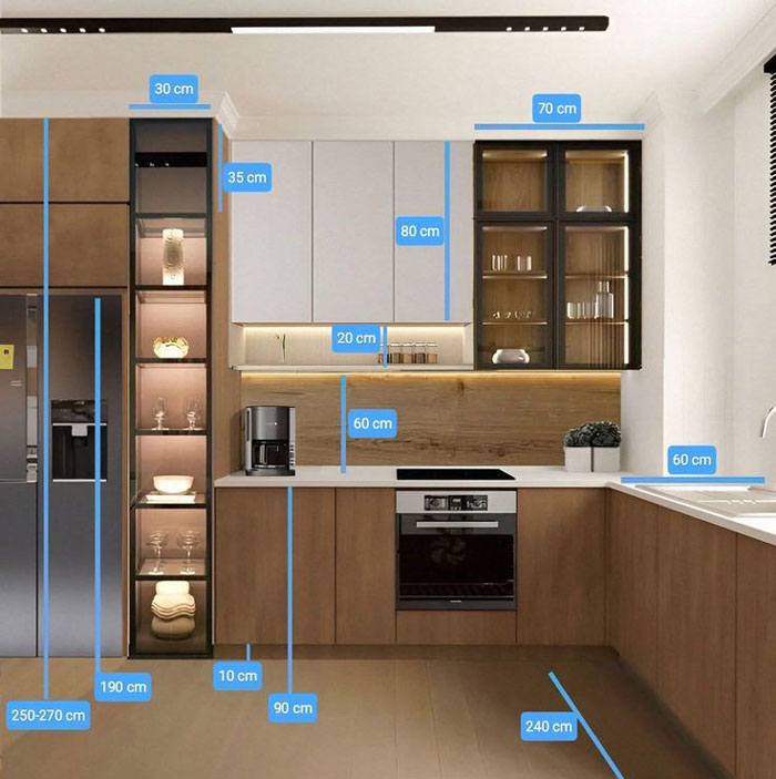 چیدمان کابینت آشپزخانه